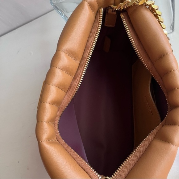 BURBERRY Small Lola Quilted Leather Shoulder Bag- Marple Brown - Picture 13 of 13